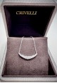 Crivelli white gold necklace with diamonds CRV2408
