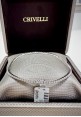Crivelli white gold tennis bracelet with brilliant cut diamonds CRV2412