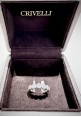 Crivelli white gold veretta ring with brilliant cut diamonds CRV2423