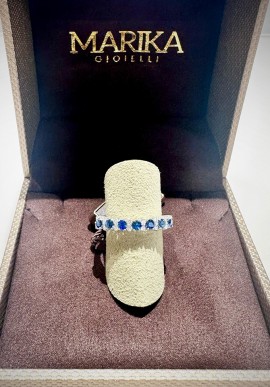 Marika gold ring with diamonds and sapphires ANVER0602ZB.1