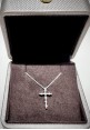 Crivelli necklace with gold and diamond cross CRV2498