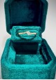 Nihama 'solitaire' ring in yellow gold and diamonds NA512201BR016