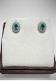 White gold earringsNihama with diamonds and emeralds N0504004SMN060