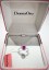 Donnaoro white gold ring with diamonds and ruby DAR10853.007