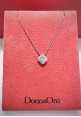 Donnaoro white gold and diamond necklace DPF10928.010
