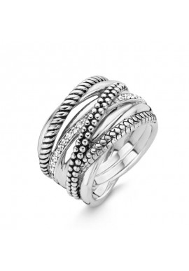 Anello Ti Sento in argento 12066ZI.56