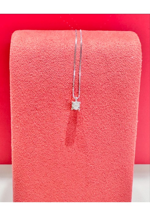 Collana "punto luce" Donnaoro in oro e diamante DKPL8787.S005