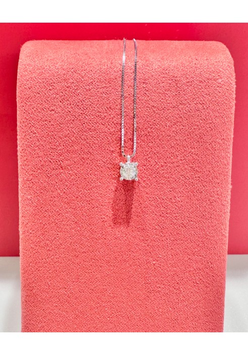 Collana "punto luce" Donnaoro in oro e diamante DKPL8787.S015