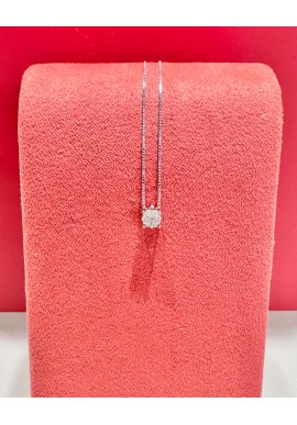 Collana "punto luce" Donnaoro in oro e diamante DPI10026.010