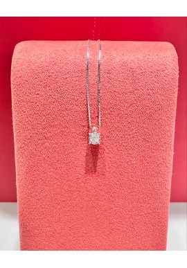 Collana "punto luce" Donnaoro in oro e diamante DPL10327.S010 