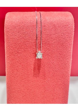 Collana "punto luce" Donnaoro in oro e diamante DPL10331.S015
