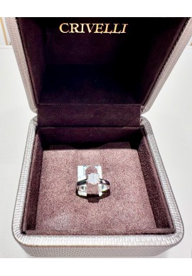 Anello "solitario" Crivelli in oro e diamante CRV2550