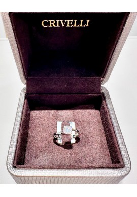 Anello "solitario" Crivelli in oro e diamante CRV2551