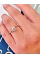 Anello "solitario" Crivelli in oro e diamante CRV2551