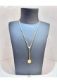 Collana Pesavento in argento dorato collezione Pixel WPXLE142
