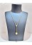 Collana Pesavento in argento dorato collezione Pixel WPXLE142