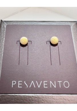 Orecchini Pesavento in argento dorato collezione Pixel WPXLO173