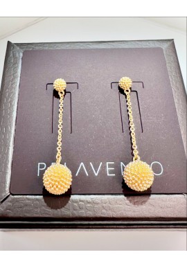 Orecchini Pesavento in argento dorato collezione Pixel WPXLO182