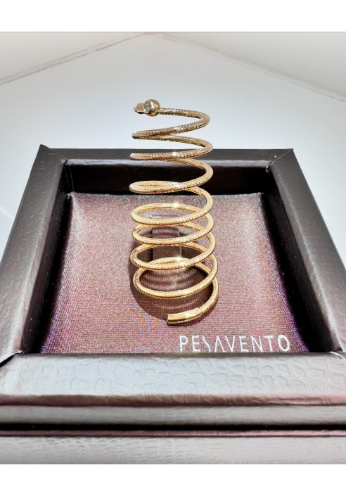 Anello Pesavento in argento dorato collezione DNA Spring WDNAA372.M