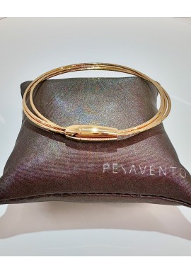 Bracciale Pesavento in argento dorato collezione DNA Spring WDNAB659