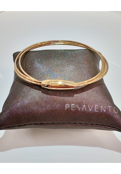 Bracciale Pesavento in argento dorato collezione DNA Spring WDNAB659