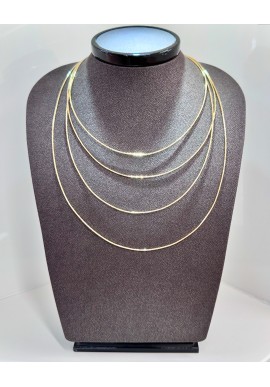 Collana Pesavento in argento dorato collezione DNA Spring WDNAG1038