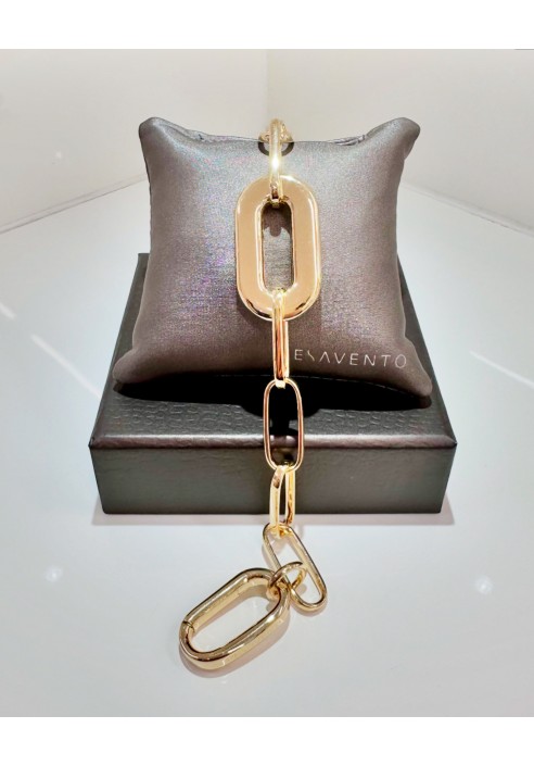 Bracciale Pesavento in argento dorato collezione Forever Chic Icon WPLVD395