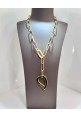  Collana Pesavento in argento dorato collezione Forever Chic Icon WPLVE2290