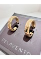 Orecchi Pesavento in argento dorato collezione Elegance WELGO006