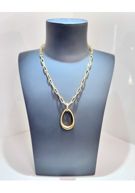 Collana Pesavento in argento dorato collezione Elegance WELGE081