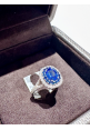 Anello Crivelli in oro bianco con diamanti e zaffiri CRV25106 Anello Crivelli in oro bianco con diamanti e zaffiri CRV25106
