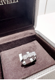 Anello Crivelli "trilogy" in oro bianco e diamanti CRV25156 Anello Crivelli "trilogy" in oro bianco e diamanti CRV25156
