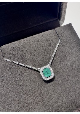 Collier Crivelli En Or Rose 18 Carats, Diamants Et Saphir - Modèle CRV212115 - Neuf Avec étiquettes