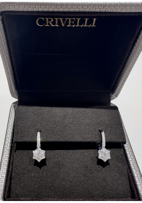 Orecchini Crivelli in oro e diamanti CRV25236