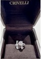 Anello Solitario Crivelli in oro bianco e diamanti CRV25276