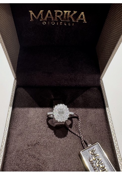 Anello Marika in oro bianco e diamanti AN9140 AR-5