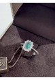  Anello Marika in oro con diamanti e smeraldo AN8067S MA