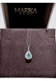 Collana Marika in oro con diamanti e smeraldo CD9102S B-23