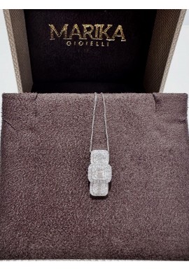 Collana Marika Trilogy in oro e diamanti CD7316-11