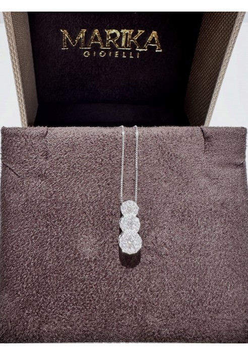 Collana Marika Trilogy in oro e diamanti CD8906 AR-2