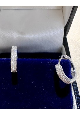 Orecchini Crivelli in oro bianco e diamanti CRV263508