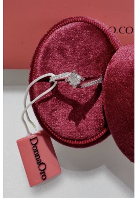 Anello "Solirario" Donnaoro in oro bianco e diamanti DAC13485.022