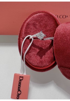 Anello "Solirario" Donnaoro in oro bianco e diamanti DAC13485.027