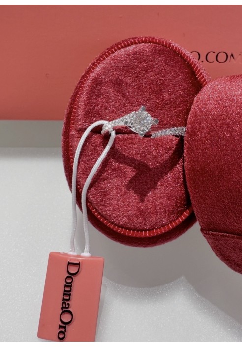 Anello "Solirario" Donnaoro in oro bianco e diamanti DAC13485.027