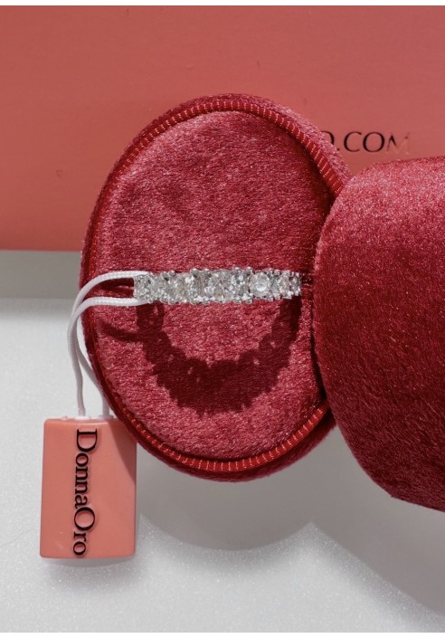 Anello "Veretta" Donnaoro in oro bianco e diamanti DAV11160.S050