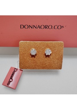 Orecchini "punto luce" Donnaoro in oro e diamanti DOF13021.S040