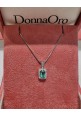 Collana Donnaoro in oro bianco e smeraldo DPE13445.012