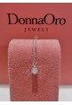Collana "punto luce" Donnaoro in oro bianco e diamante DPF13020.S020