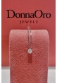 Collana "punto luce" Donnaoro in oro bianco e diamante DPL13433.033