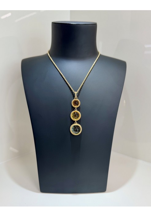 Collana Pesavento in argento 925 dorato Collezione WPXLE181 Pixel 